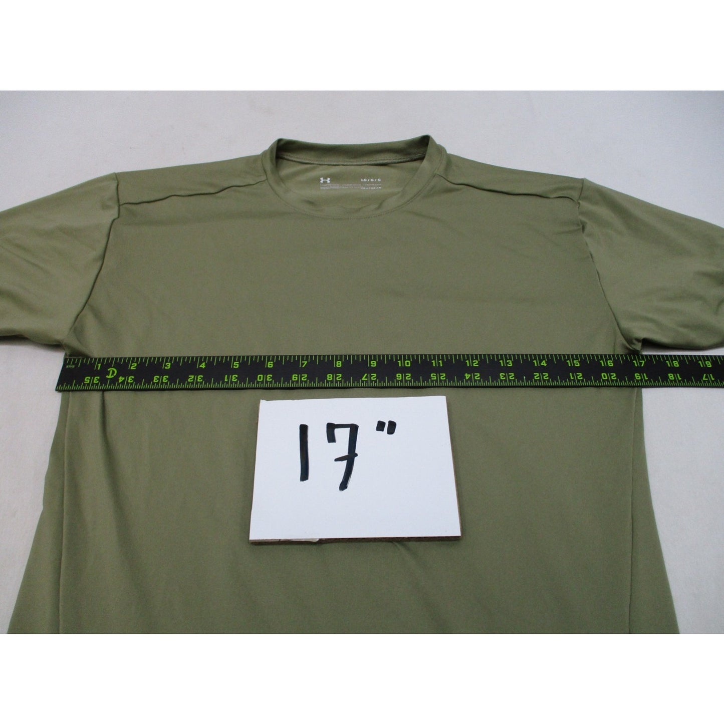 Under Armour Tactical HeatGear Shirt Tan 499 Large – Gently Used – Short Sleeve