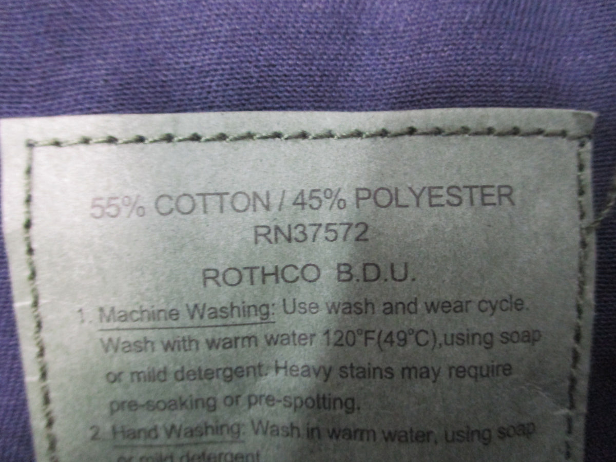 Rothco Navy Blue BDU Cargo Pants Trousers Fatigues 55/45 Tactical Work NWT