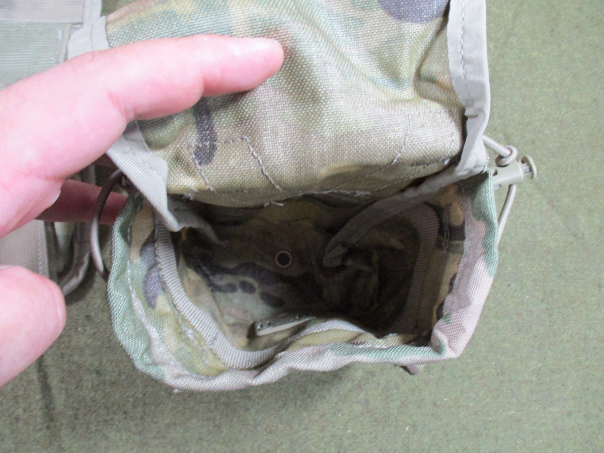 USGI OCP MOLLE II Pouch Lot 5 Pc E Tool Canteen 3 Double Magazine Army Surplus