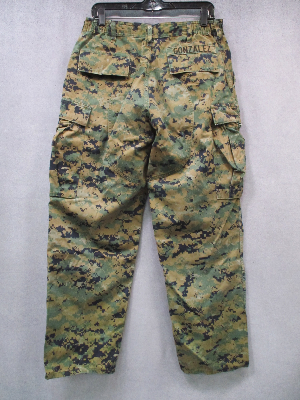 USMC Woodland MARPAT Combat Pants Measured 31x29.5 MCCUU Trousers Knee Hole