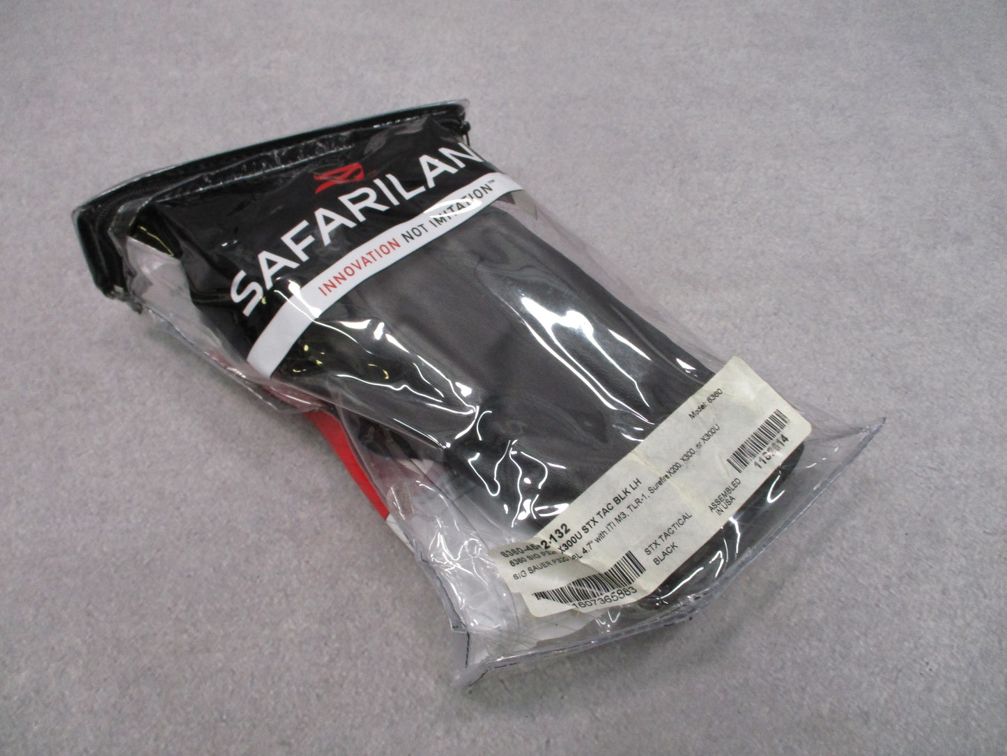 Safariland 6360-4502-132 Level III Duty Holster SIG P320 Light LH Black
