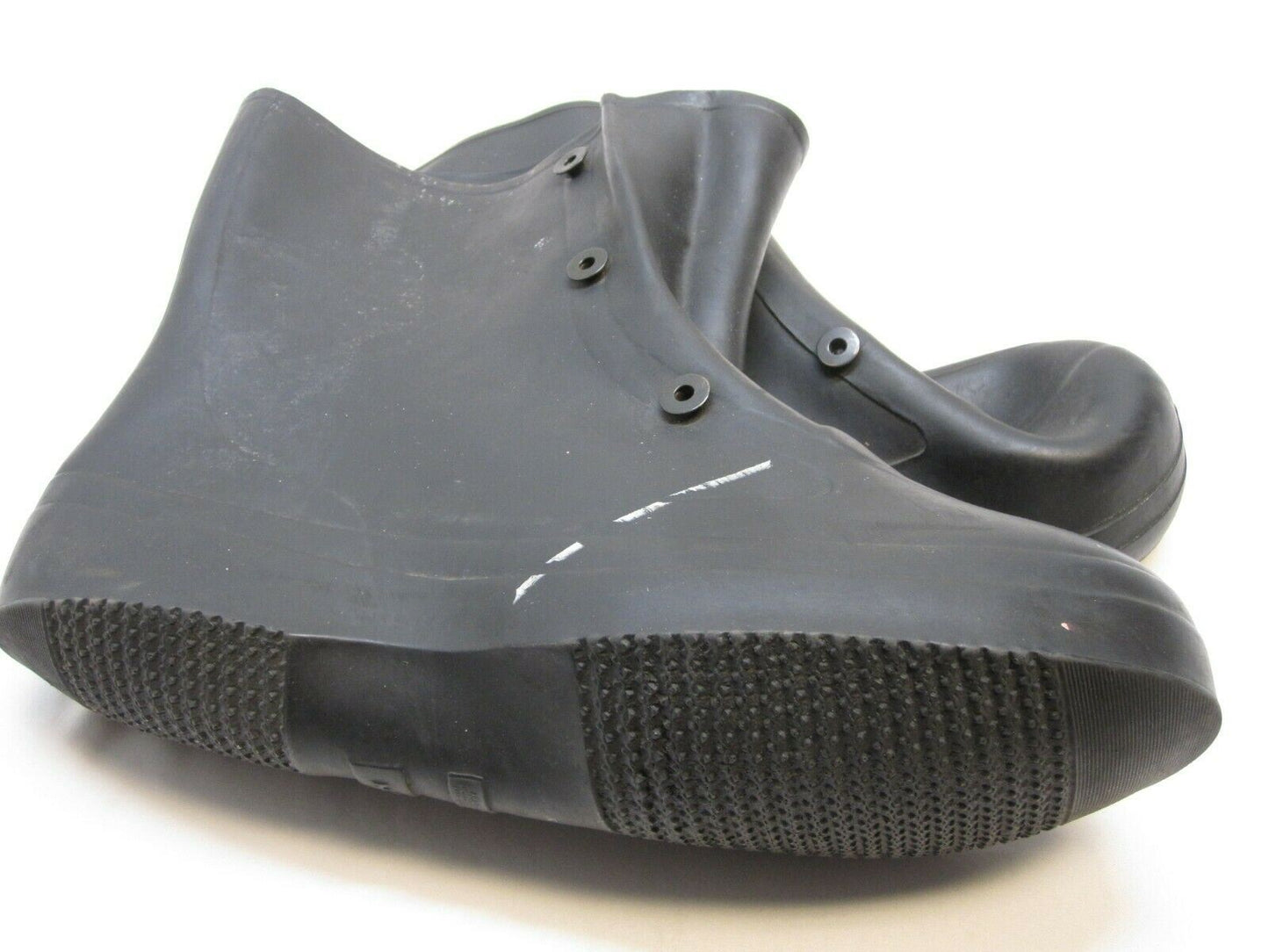 NEW USGI RUBBER OVERBOOTS MILITARY WET WEATHER OIL BOOT COVERS SLIP-ON SIZE: 12