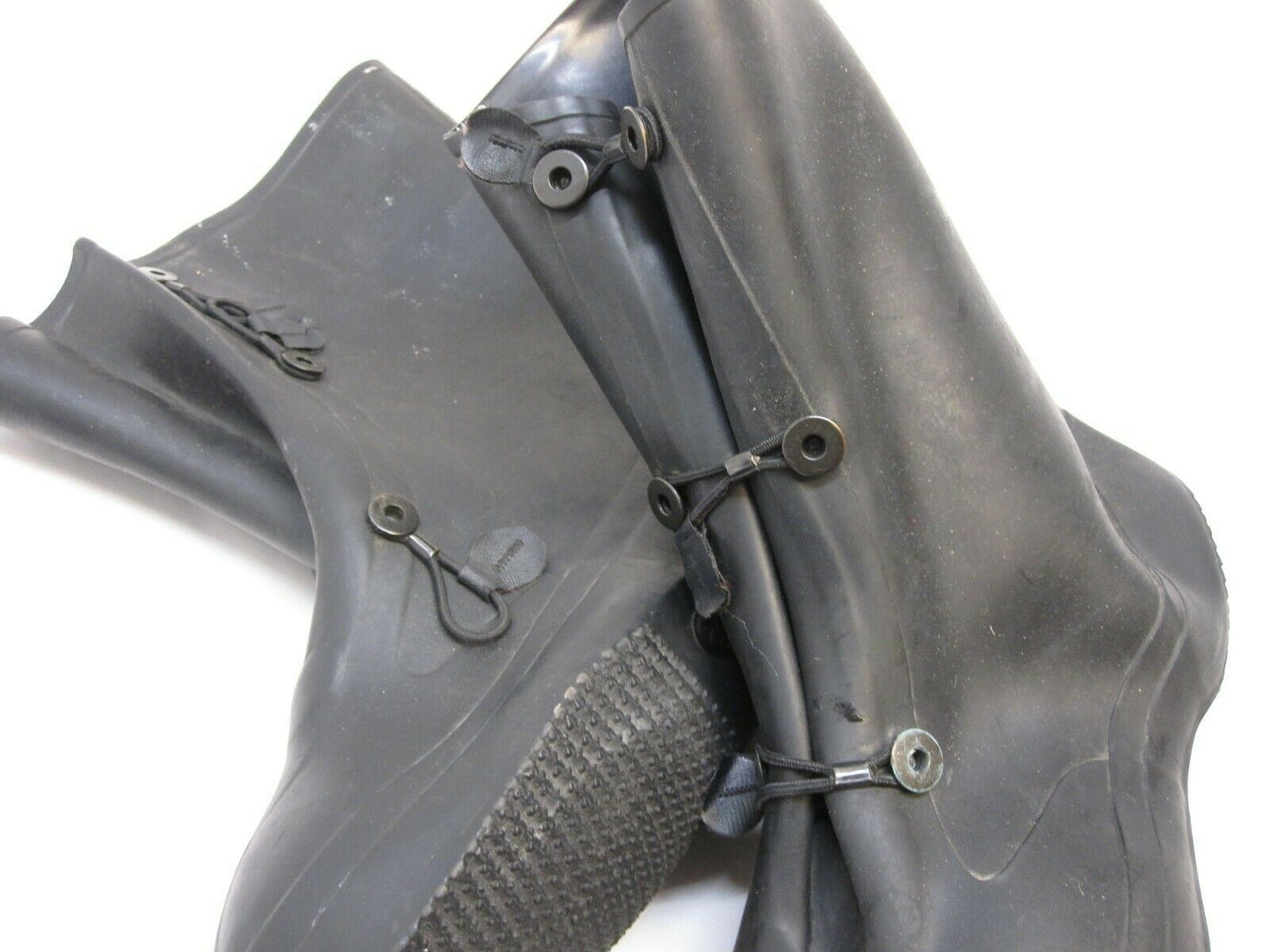 NEW USGI RUBBER OVERBOOTS MILITARY WET WEATHER OIL BOOT COVERS SLIP-ON SIZE: 12