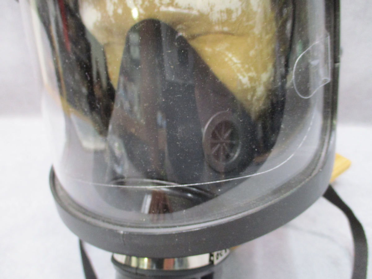Full Face Gas Mask Respirator 40mm NATO Filter 5-Point Harness Bag Open Box