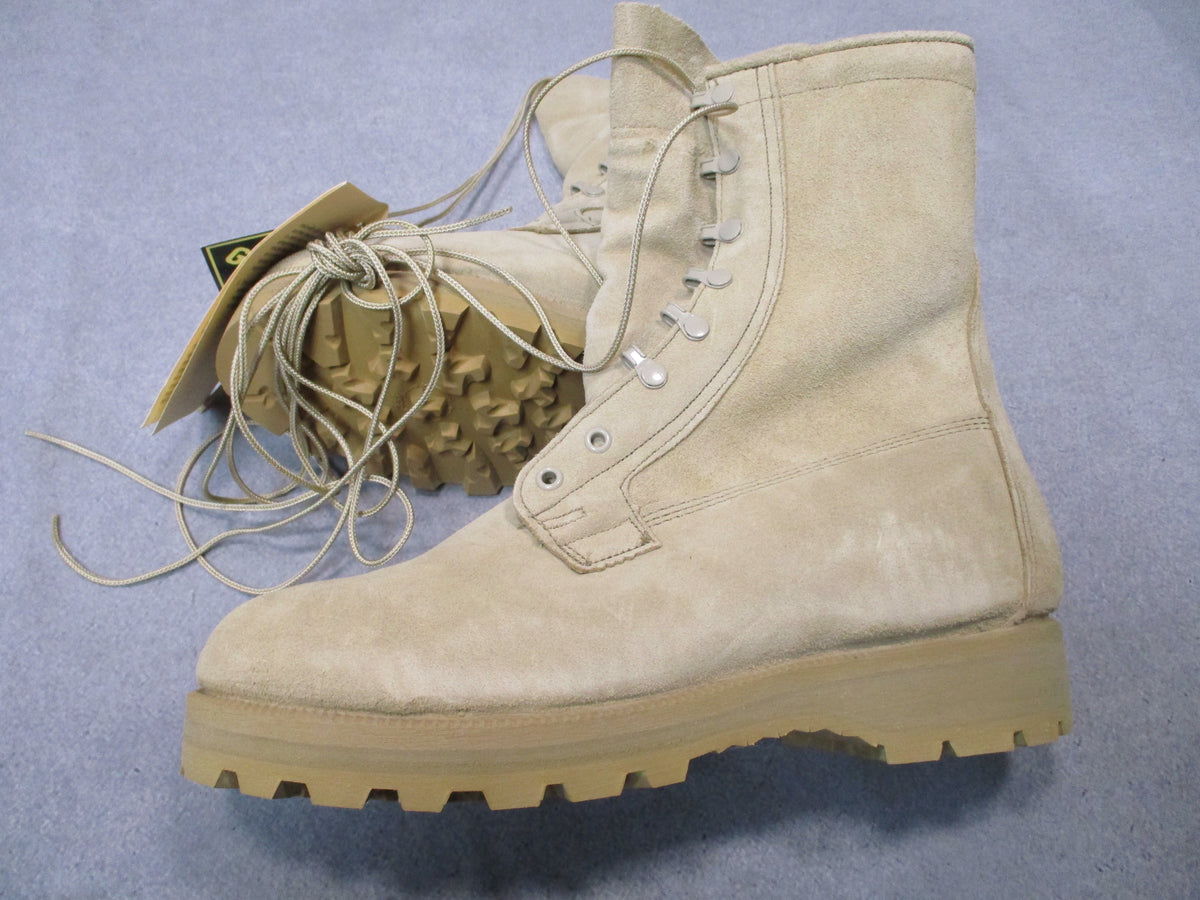USGI Intermediate Cold Wet Boots Tan 10R NSN 8430-01-527-8293 NOS