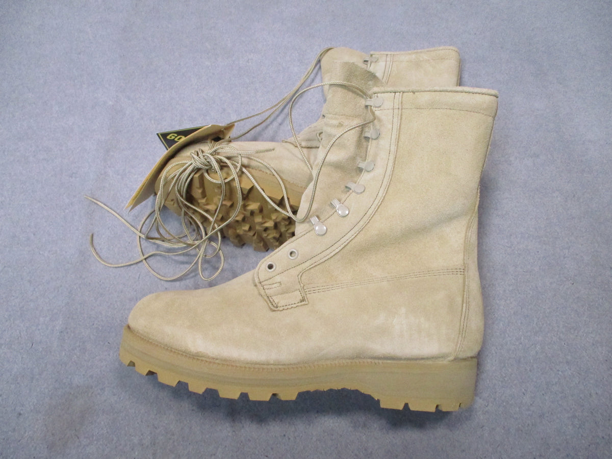 USGI Intermediate Cold Wet Boots Tan 10R NSN 8430-01-527-8293 NOS