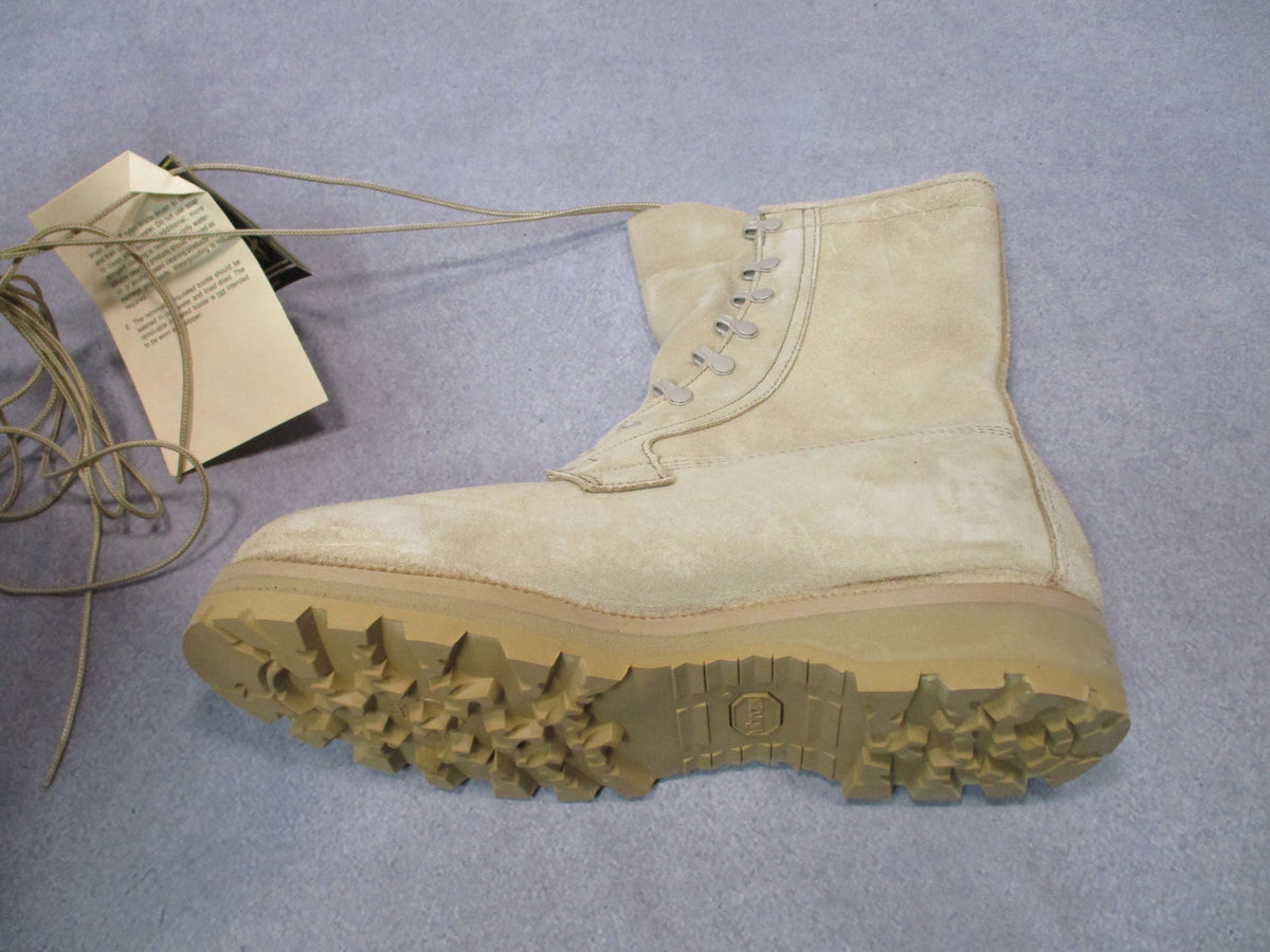 USGI Intermediate Cold Wet Boots Tan 10R NSN 8430-01-527-8293 NOS
