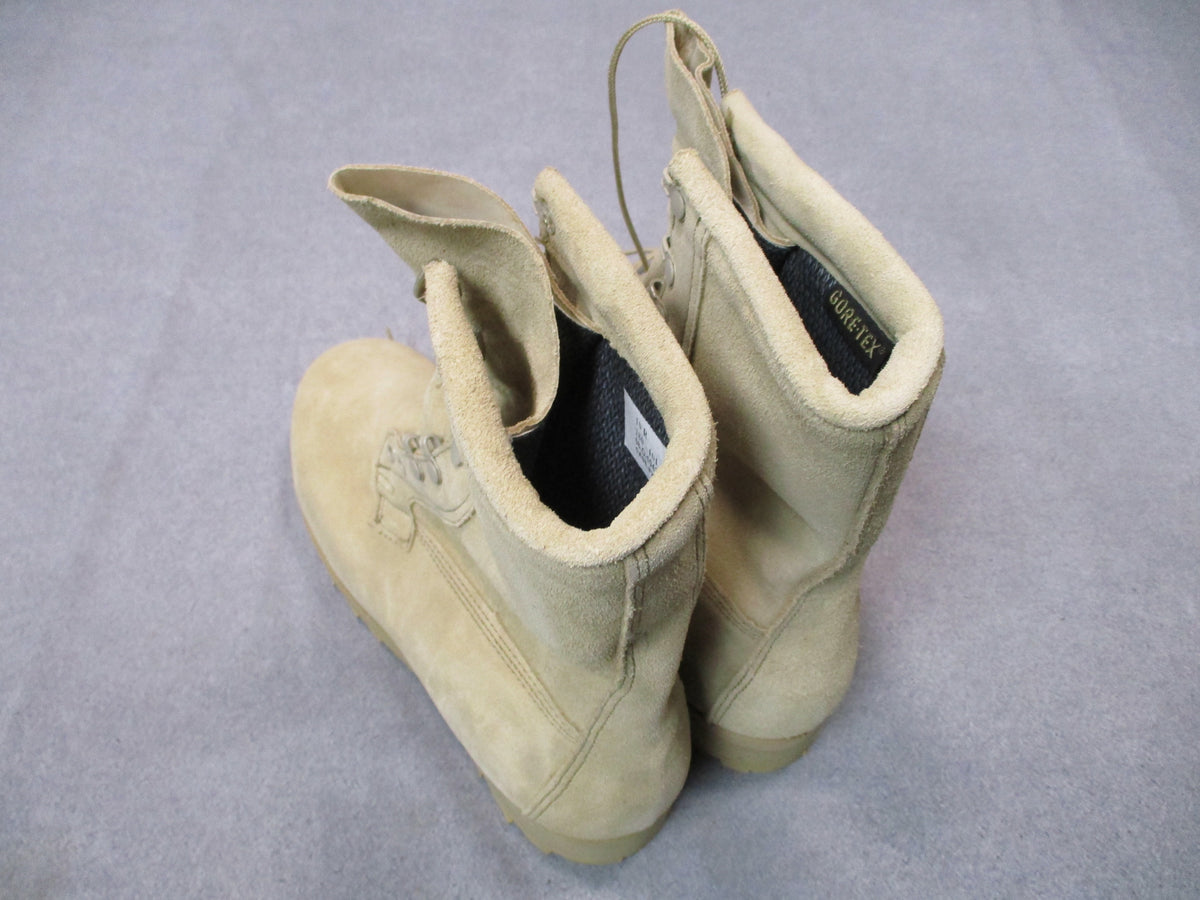 USGI Intermediate Cold Wet Boots Tan 10R NSN 8430-01-527-8293 NOS