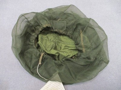 Vietnam Era USGI Insect Headnet OD Green DSA-100-4380 FSN 8415-261-6630 NWT