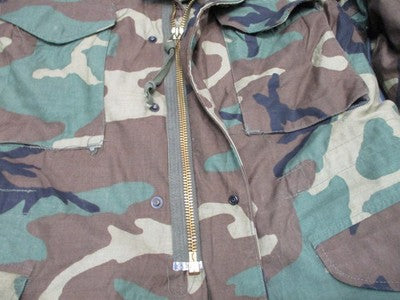 1984 USGI M65 Field Jacket Woodland M81 Medium Regular NSN 8415-00-782-2935