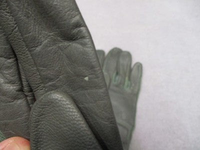 USGI Army Combat Glove Type II Capacitive Large Leather Touchscreen Green EUC