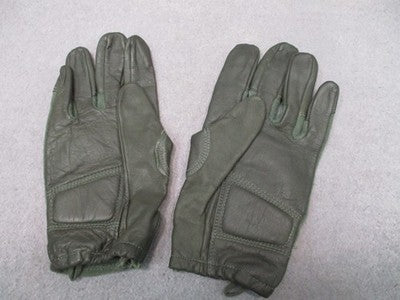 USGI Army Combat Glove Type II Capacitive Large Leather Touchscreen Green EUC