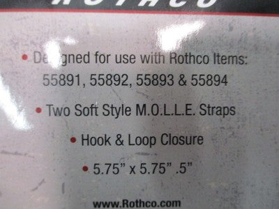 Rothco 5729 Side Armor Pouch Set Coyote Brown MOLLE Plate Carrier Pockets NWT