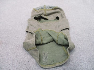 Elite Issue FR Balaclava Hood Grey Coyote Trim One Size USA Made Tactical NWOT