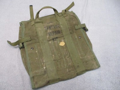 Vintage USGI Tentage Repair Kit Case OD Canvas NSN 8340-00-270-1334 Bag Only