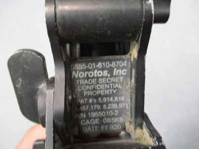 Norotos Rhino II NVG Helmet Mount J-Arm PVS-7 PVS-14 NSN 5855-01-610-8704