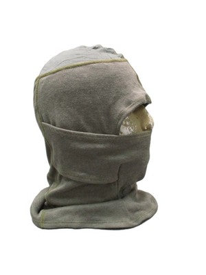 Elite Issue FR Balaclava Hood Grey Coyote Trim One Size USA Made Tactical NWOT