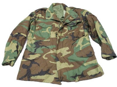1984 USGI M65 Field Jacket Woodland M81 Medium Regular NSN 8415-00-782-2935