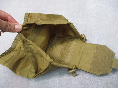 Condor Roll-Up Dump Pouch Coyote Brown MOLLE Tactical Utility Bag