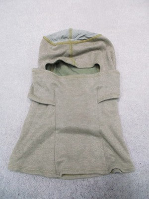 Elite Issue FR Balaclava Hood Grey Coyote Trim One Size USA Made Tactical NWOT