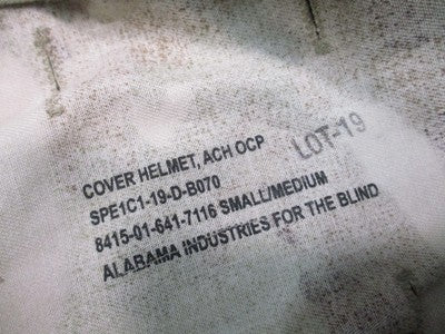 USGI ACH Advanced Combat Helmet Cover OCP Small Medium NSN 8415-01-641-7116 Used