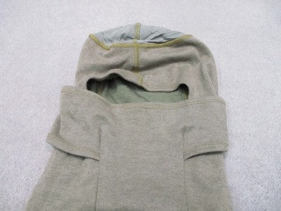 Elite Issue FR Balaclava Hood Grey Coyote Trim One Size USA Made Tactical NWOT