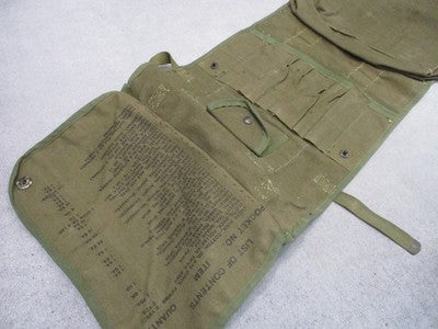 Vintage USGI Tentage Repair Kit Case OD Canvas NSN 8340-00-270-1334 Bag Only