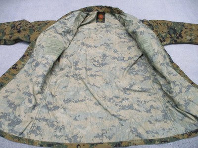 USMC Woodland MARPAT MCCUU Blouse X-Small Regular NSN 8415-01-527-1436