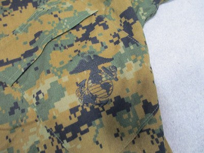 USMC Woodland MARPAT MCCUU Blouse X-Small Regular NSN 8415-01-527-1436