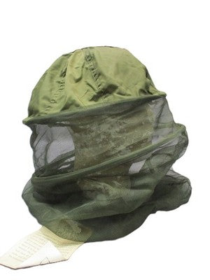 Vietnam Era USGI Insect Headnet OD Green DSA-100-4380 FSN 8415-261-6630 NWT