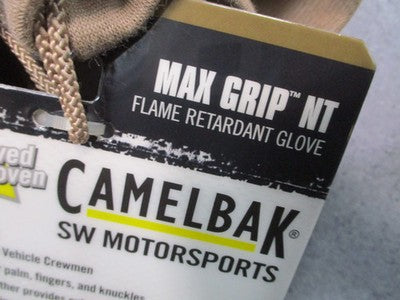 CamelBak Max Grip NT Gloves Medium Desert Tan Nomex Made With Kevlar New Tags