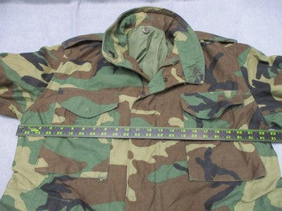 1984 USGI M65 Field Jacket Woodland M81 Medium Regular NSN 8415-00-782-2935