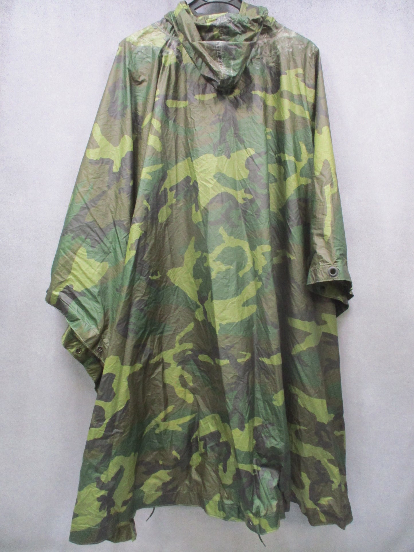 USGI ORC M81 Woodland Wet Weather Poncho Rain Gear NSN 8405-01-100-0976