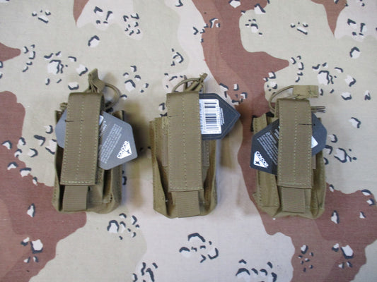 Condor GEN2 Single Kangaroo Mag Pouch – Coyote Brown – 3 Pack – MOLLE – lot set