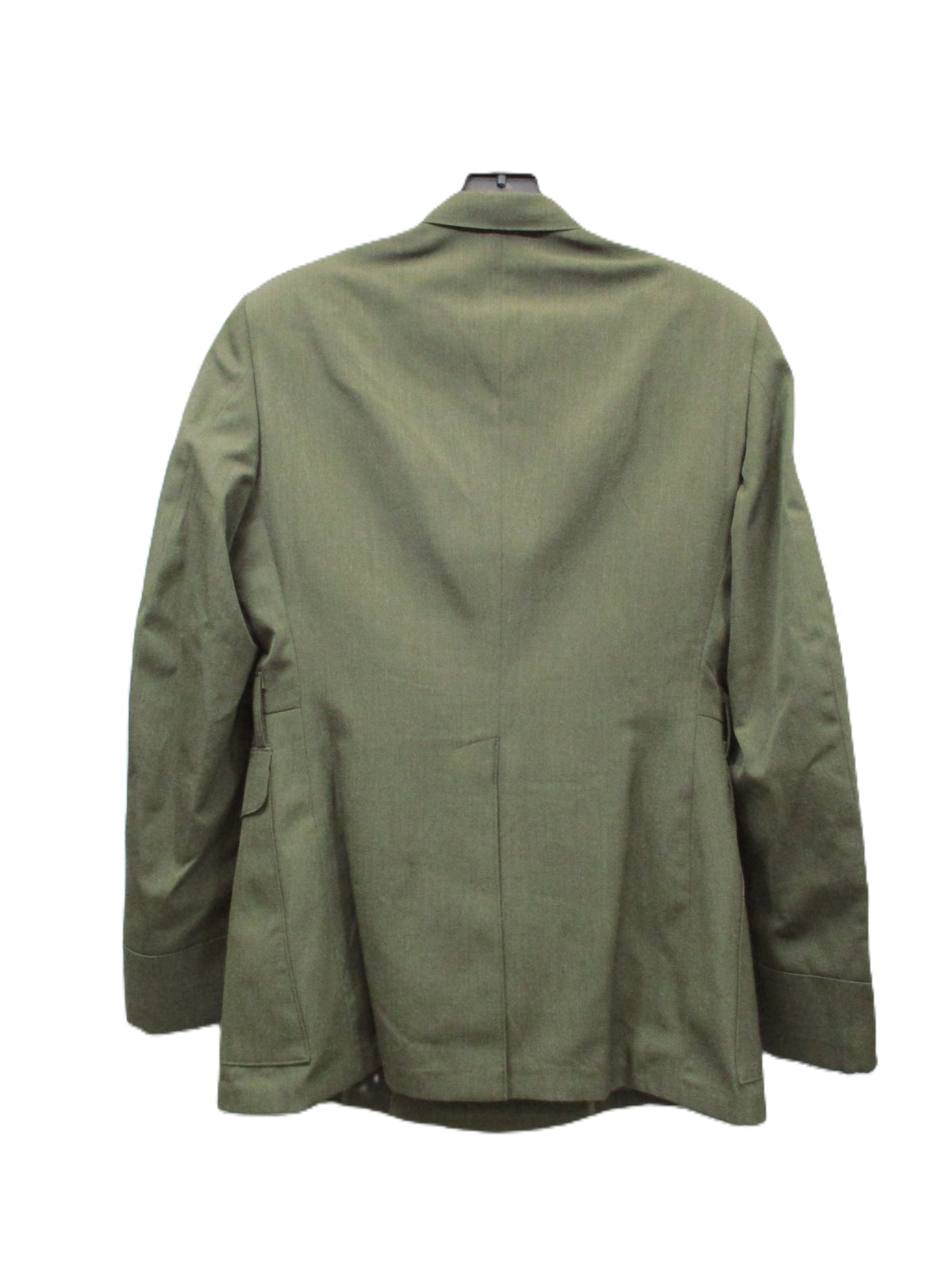 USMC Service Alpha Green Jacket 46L Crown Clothing USA Coat w/ Insignia