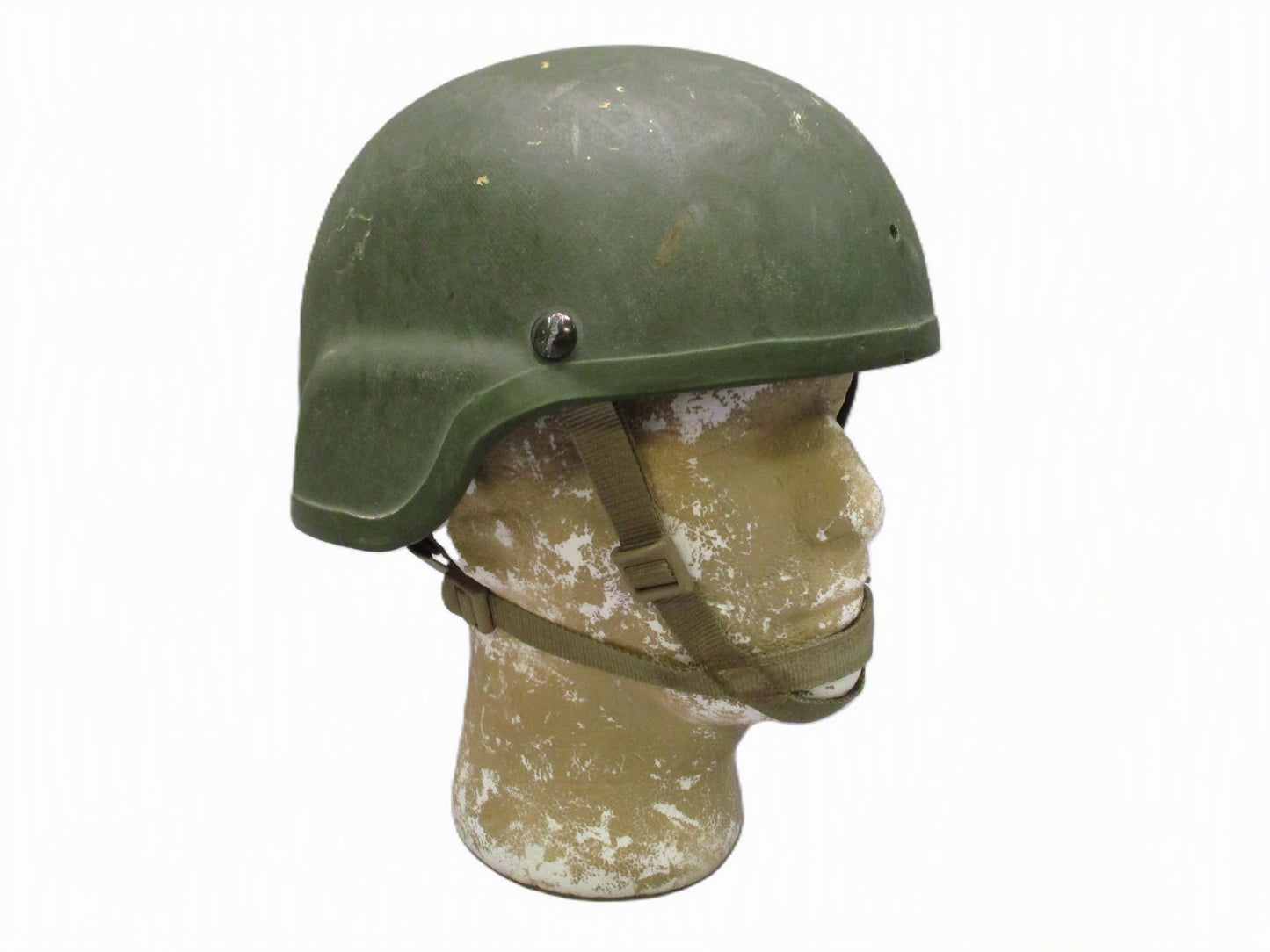 MADE WITH KEVLAR ADVANCED COMBAT HELMET ACH MICH ARMY 8470-01-506-6369 OD GREEN