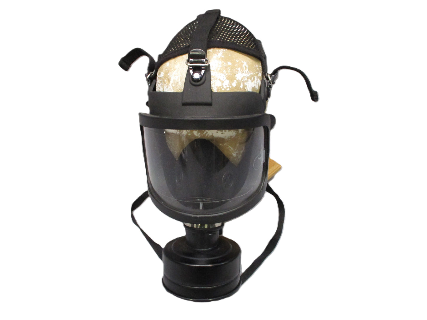 Full Face Gas Mask Respirator 40mm NATO Filter 5-Point Harness Bag Open Box