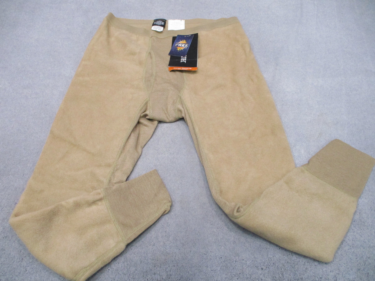 USGI Polartec Thermal FR Drawers Medium Regular Tan NSN 8415-01-588-0261 NOS