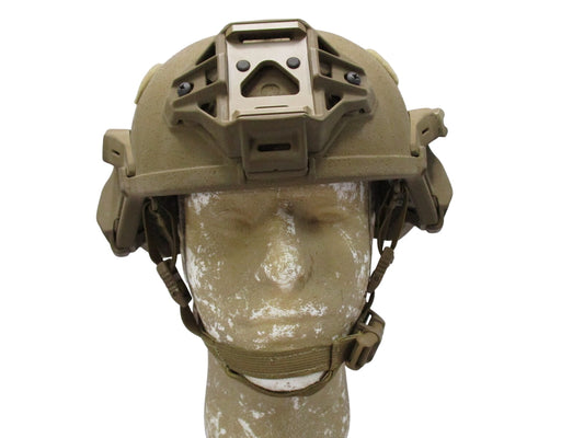 GTX IHPS MILITARY TACTICAL HELMET w. RAILS MEDIUM COYOTE BROWN NVG MOUNT MODULAR