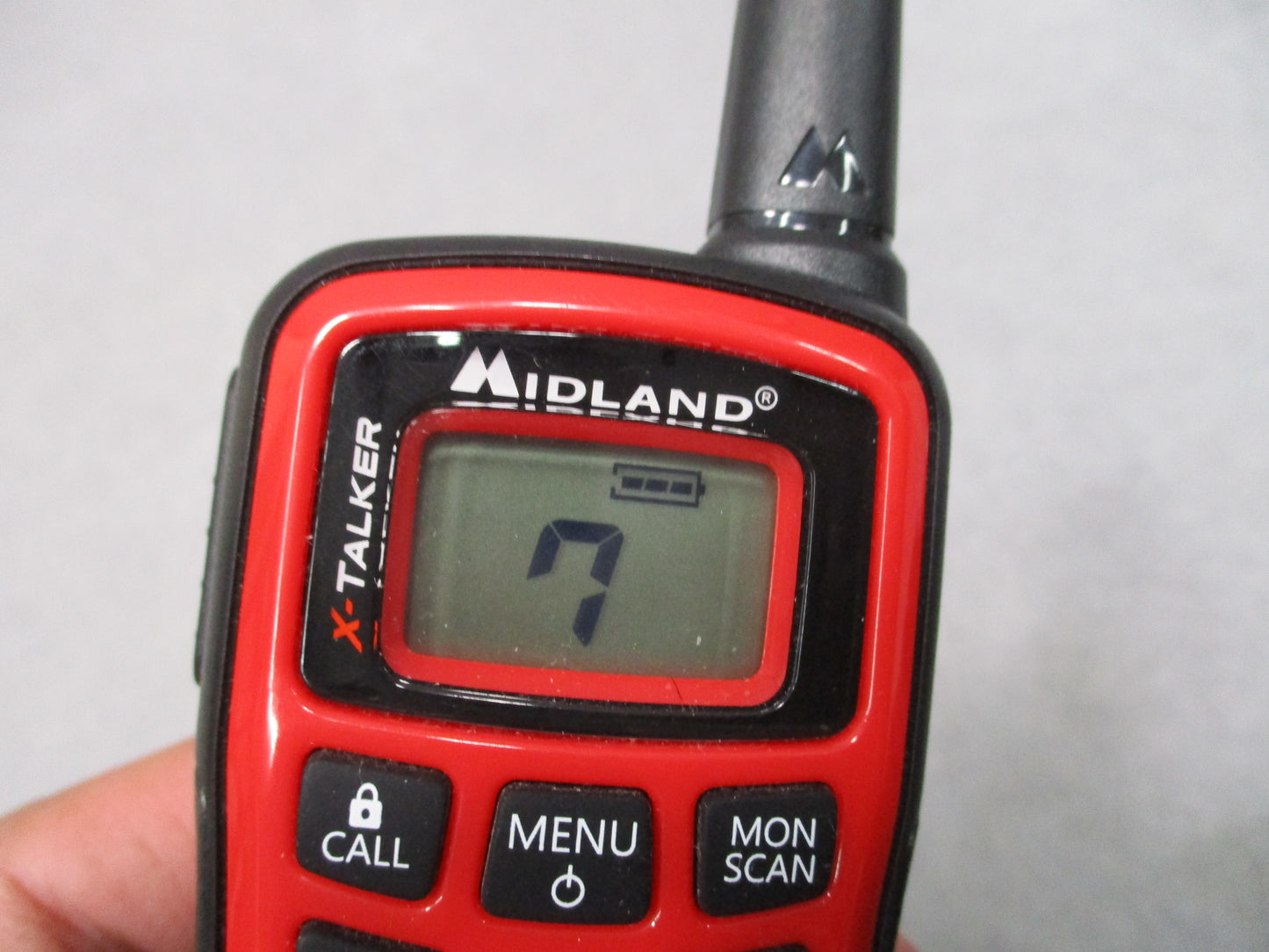 Midland EX37A X-Talker Walkie Talkies Pair Case Manuals Tested