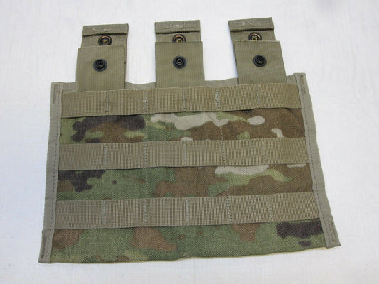 NEW ARMY OCP SCORPION W2 TRIPLE MAGAZINE POUCH MOLLE SHINGLE 8465-01-641-9389 - Centex Military Gear