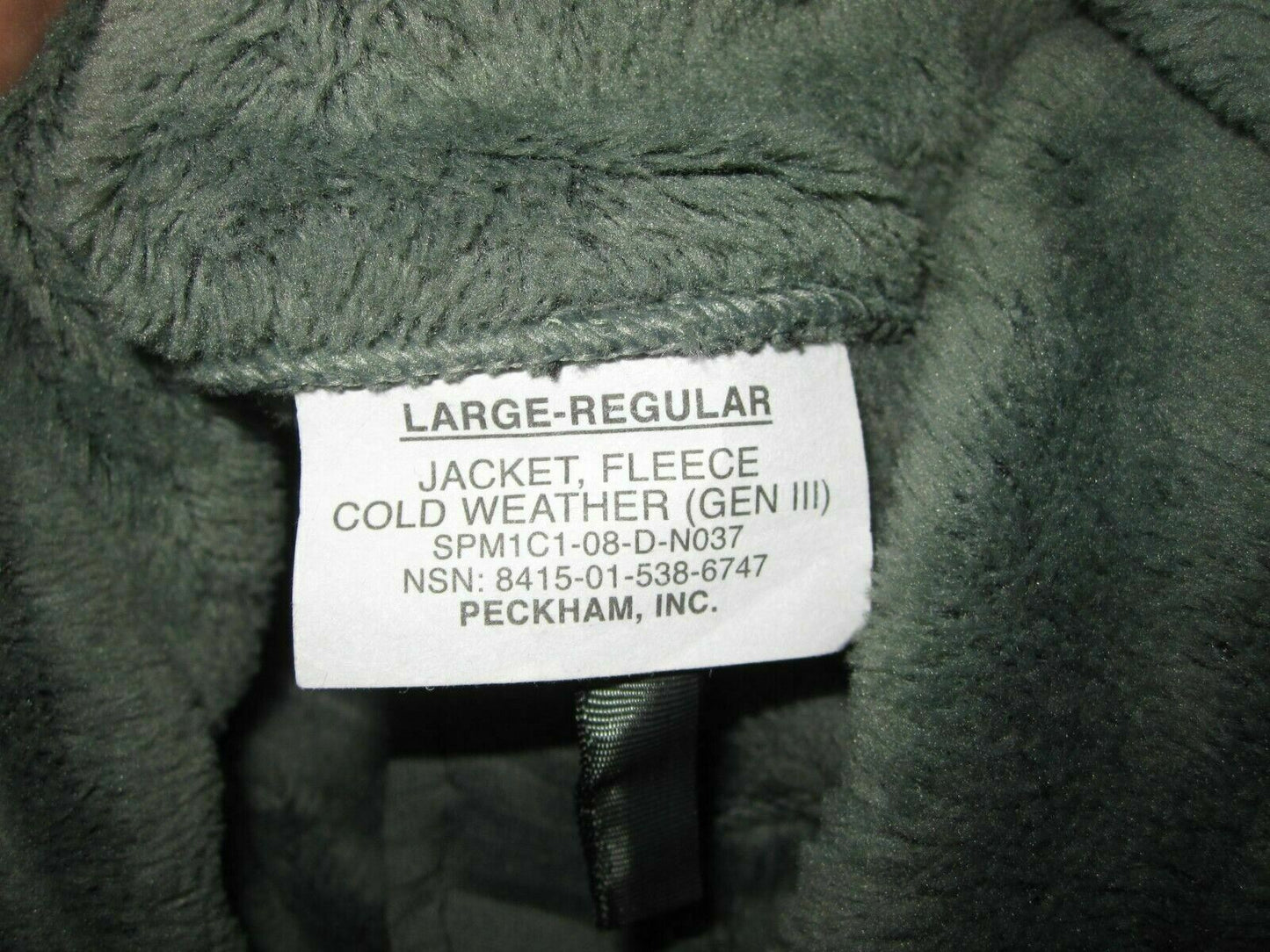 Used Polartec Gen III Army fleece jacket in foliage green, military UCP camouflage, cold weather fleece top by Centex Military Gear