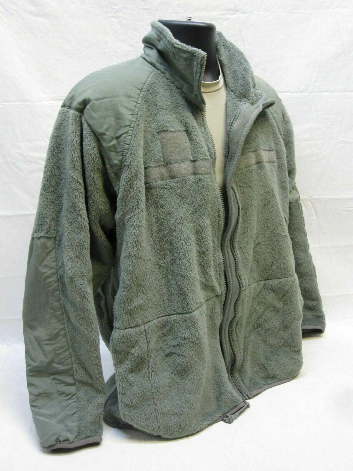 Used Polartec Gen III Army Fleece Jacket in foliage green with UCP camo, cold weather military top by Centex Military Gear.