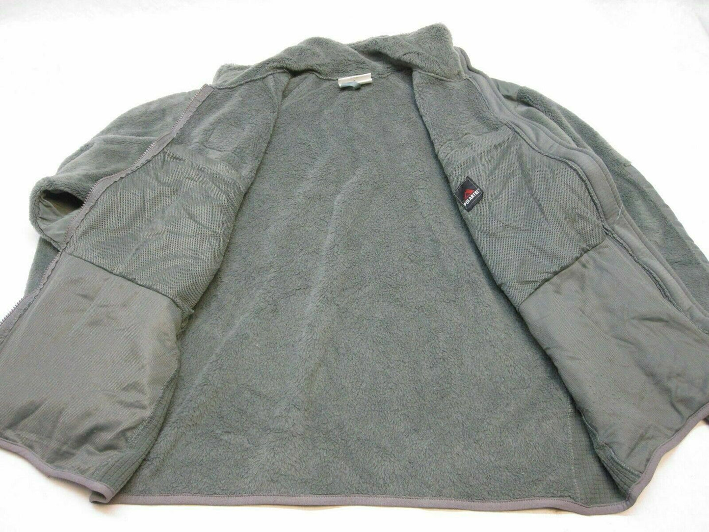 Used Polartec Gen III Army fleece jacket in foliage green, military-style cold weather top by Centex Military Gear.