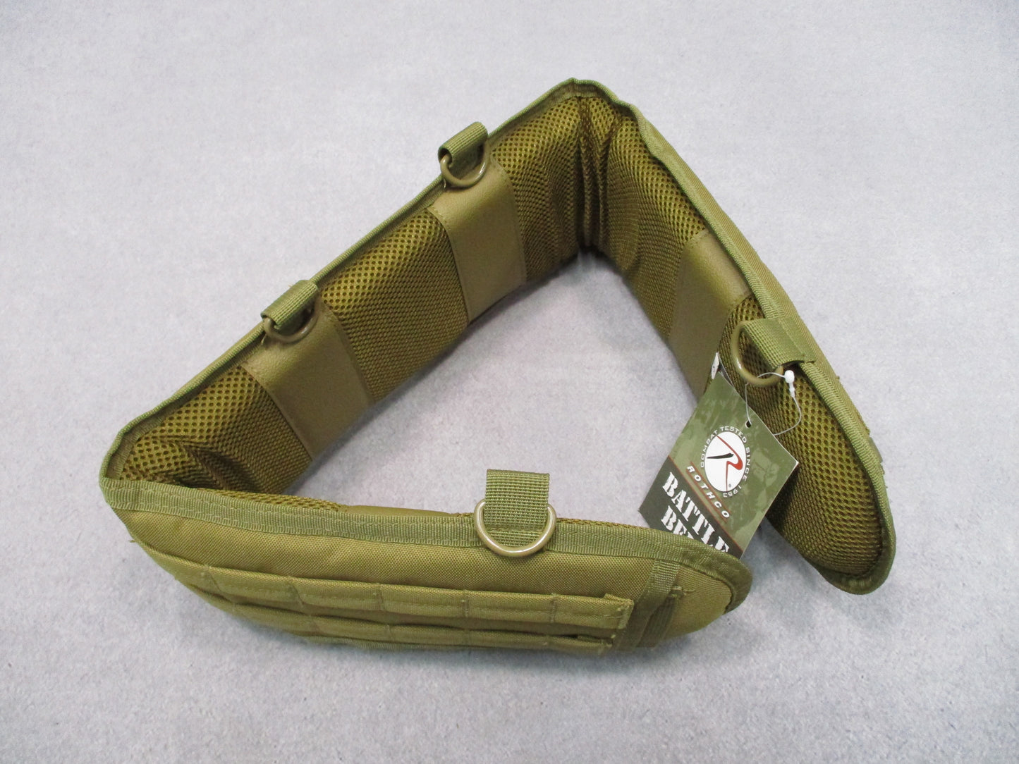 Rothco 10679 Coyote Brown War Belt Battle Belt MOLLE Tactical Padded NWT