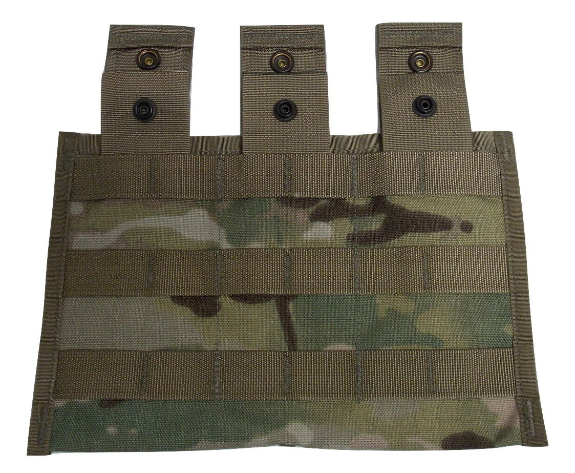 Centex Military Gear 5.56 USGI ARMY issue triple magazine pouch with three side-by-side magazine slots.