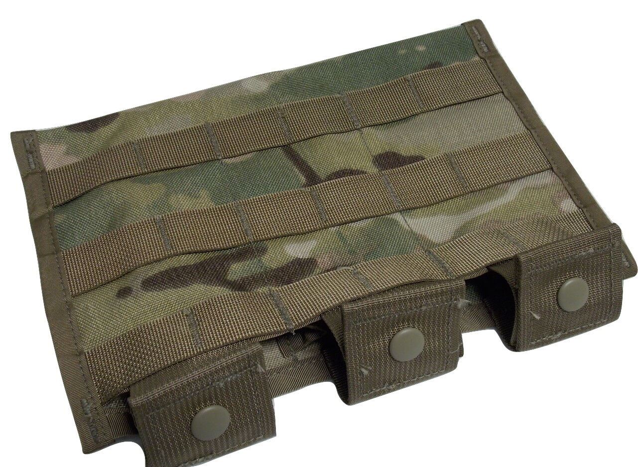 Centex Military Gear 5.56 USGI ARMY issue triple magazine pouch with three side-by-side magazine slots, durable military-grade material.