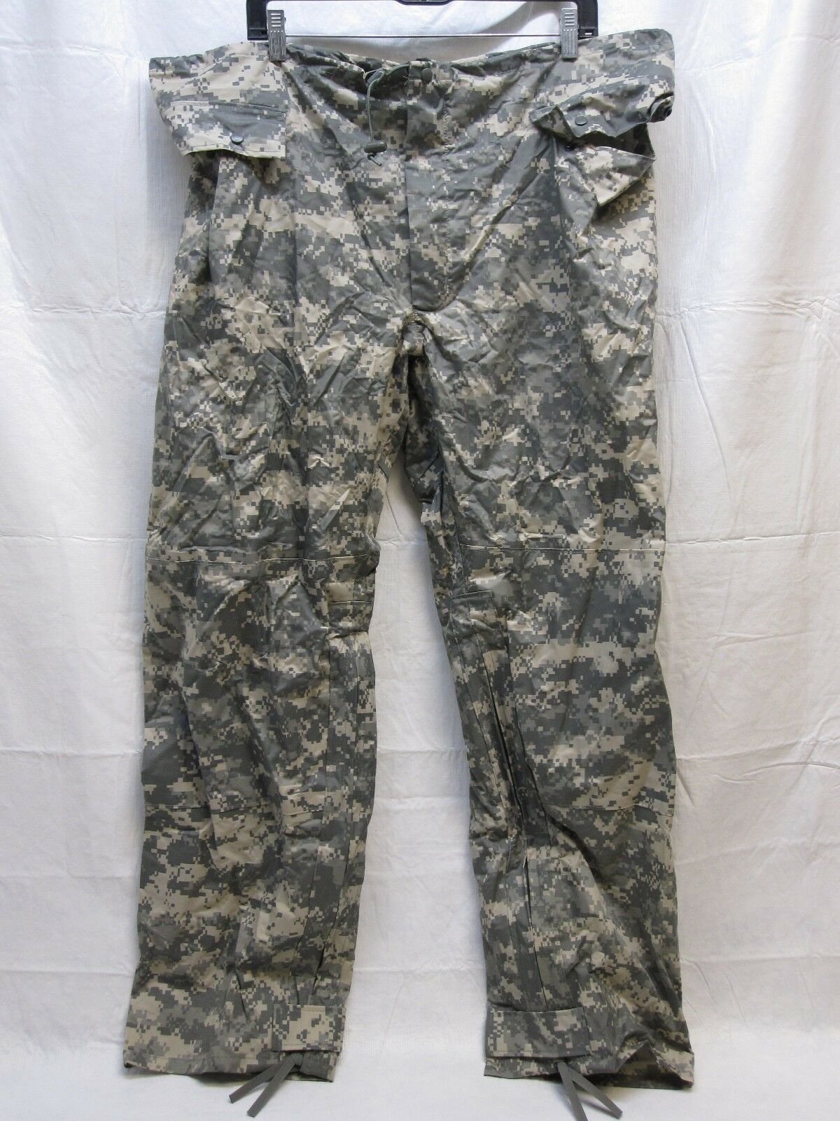 NWOT ARMY ACU DIGITAL WET WEATHER TROUSERS ORC IMPROVED RAIN PANTS LARGE