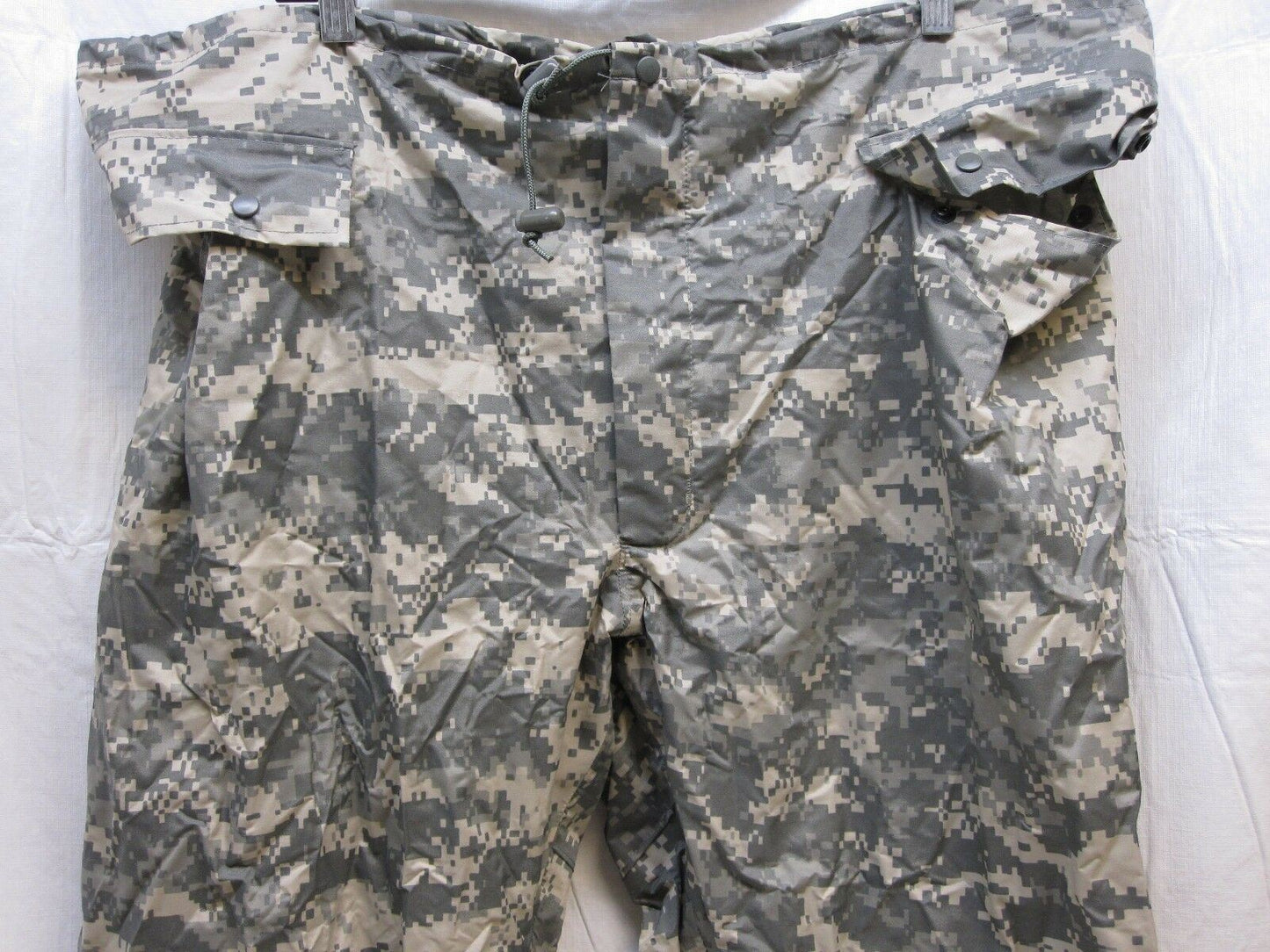 NWOT ARMY ACU DIGITAL WET WEATHER TROUSERS ORC IMPROVED RAIN PANTS LARGE