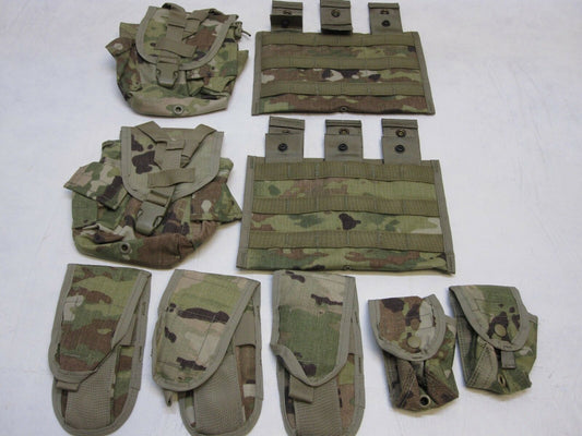 ARMY OCP MOLLE POUCH RIFLEMAN SET SCORPION CAMOUFLAGE MAGAZINE CANTEEN GRENADE